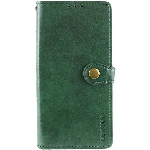 Кожаный чехол-книжка Getman Gallant (PU) для Samsung Galaxy S24 Зеленый
