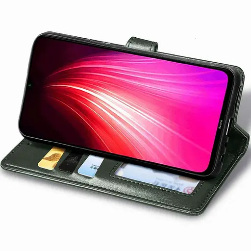 Шкіряний чохол-книжка Getman Gallant (PU) для Xiaomi Redmi Note 8T Зелений - фото 3