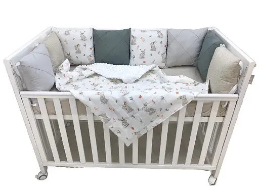 Дитячий набір Moontime у ліжечко "Зайчиковий затишок" - фото 1