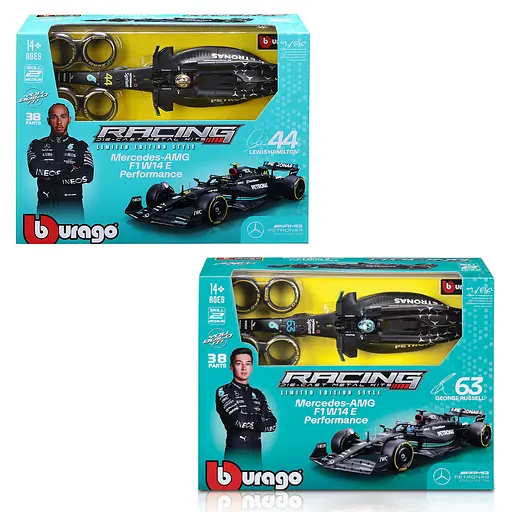 Авто-конструктор Bburago Mercedes-AMG F1 W14 Performance 1:24 (18-28510)