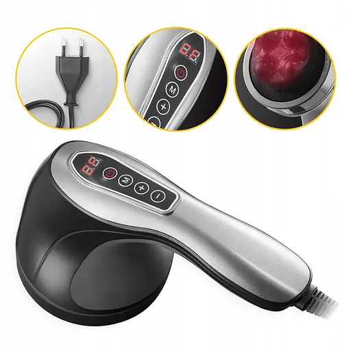 Антицелюлітний ручний масажер для тіла 4FIZJO Body Shaping 4 в 1 4FJ0558 Black (P-5907739319128) - фото 3