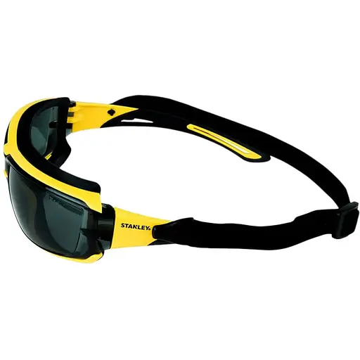 Очки Stanley Rubber Gasket тонированные поликарбонатные с мягкими резиновыми скобками (SYE15-21D) - фото 4