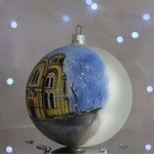 Ялинкова прикраса Санта Шоп Володимирський собор скло (4820001155051) - фото 3