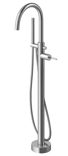 Змішувач для ванни підлоговий Kohlman Maxima chrome QF1170M Хром - фото 1