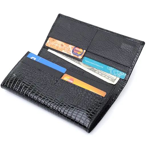 Кожаный женский кошелек ST Leather 18х9.5х2.5 см acs0029432 - фото 6