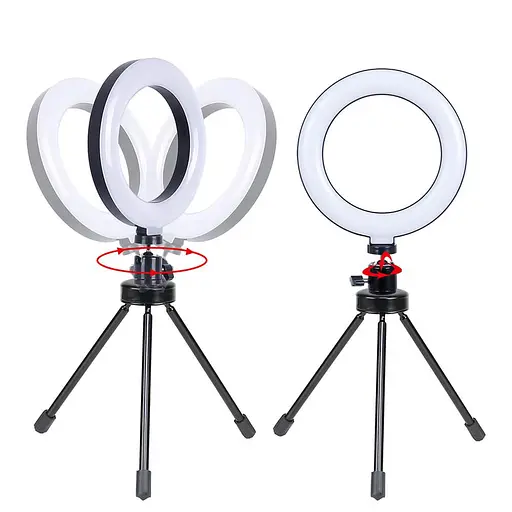 Тримач GRAND з кільцевим освітленням Bluetooth 6" MY100 (Kit3) 12cm Stand + 83cm Selfie Stick - фото 3