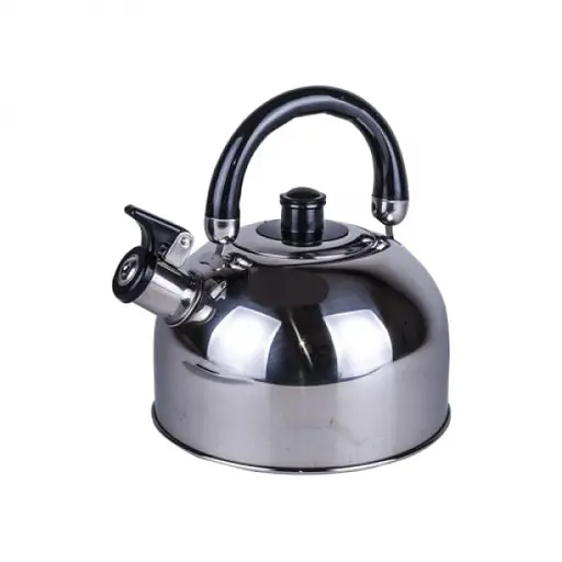 Якісний металевий чайник зі свистком з нержавіючої сталі для газової плити А-Плюс чайник нержавійка - фото 1