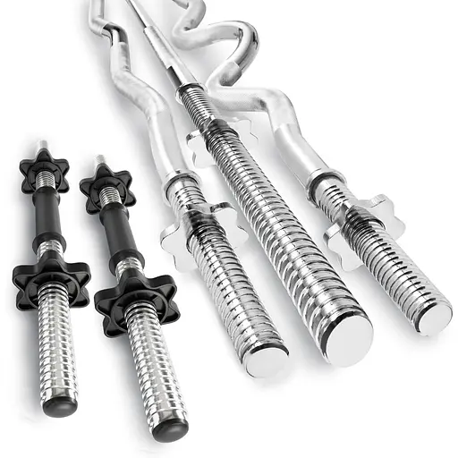 Набір Hop-Sport Premium 173кг з лавою HS-1075 Pro, штангами та гантелями - фото 2