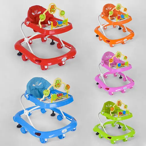 Ходунки Joy, пісні українською та англійською, підсвічування, діаметр коліс 6.5 см, 258 (В асортименті) - фото 2