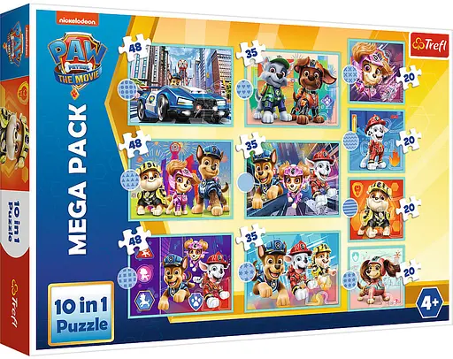 Набір Пазли - (10в1) - "Разом ми команда" / Viacom Щенячий патруль - фото 1