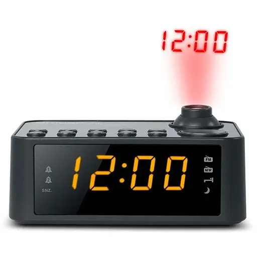 Радіо-годинник Muse M-178 P з проекцією чорний (M-178 P) - фото 3