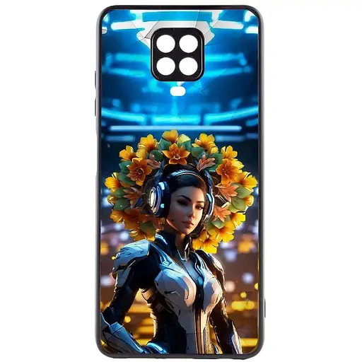 TPU+PC чохол Prisma Ladies для Xiaomi Redmi Note 9s / Note 9 Pro / Note 9 Pro Max Cyberpunk