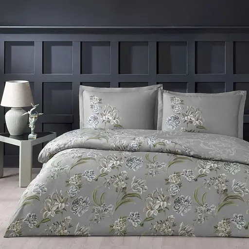 Постільна білизна Elodie Grey Сатин Tac pbe0051643 - фото 4