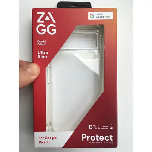 Оригинальный противоударный чехол Gear4 Crystal Palace для Google Pixel 8 (6.2") Прозрачный (702312744) - фото 3