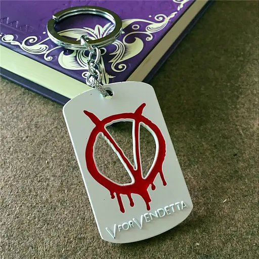 Брелок GeekLand V for Vendetta В Значить Вендетта 27.029 - фото 2
