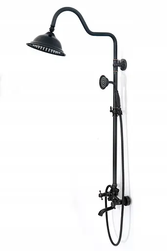 Душова система Rea Retro Old black чорний REA-P2366, Чорний - фото 2