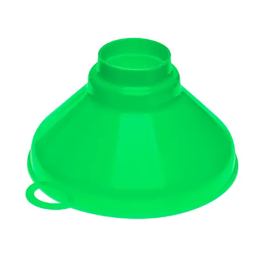 Воронка (лейка) Ø 15,5 см пластиковая с широким горлом на банку, Kitchette Зеленый 86410 - фото 7