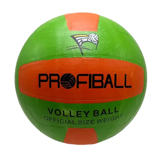 М'яч волейбольний "Profiball" Bambi VA 0016(Orange-Green) розмір №5 - фото 1