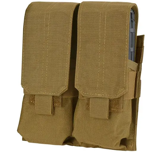 Подсумок Condor Double M4 Mag для 2-х магазинов закрытый Койот (1013-1432.03.79)