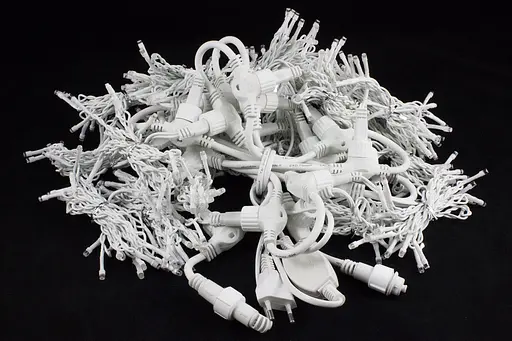 Гірлянда вулична світлодіодна Завіса для тераси Laplandia з мерехтінням, білий ПВХ провід 3х2 мТепле Біле (ww.03.6w.400.F+) - фото 2