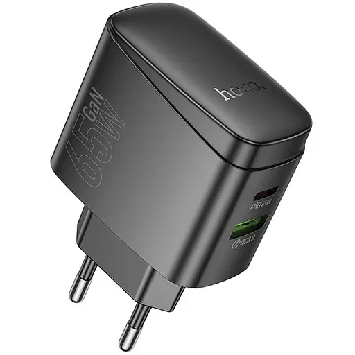 МЗП Hoco CS63A Bright PD65W (1USB-A/1C) Black