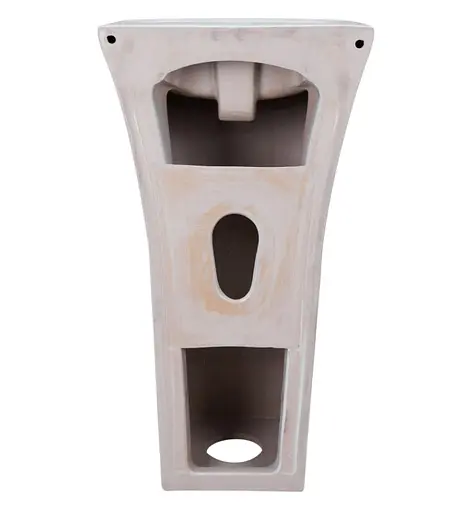 Раковина Qtap Crow напольная без донного клапана QT0511G315WN - фото 4