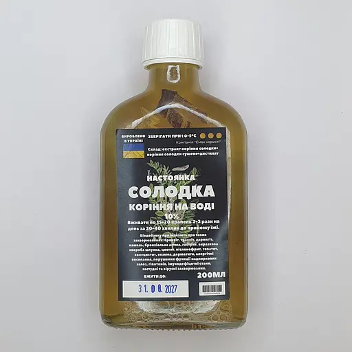 Водная настойка на корне солодки 200 мл - фото 1
