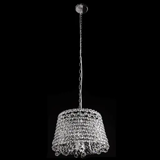 Люстра підвісна Brille кришталева E27 60W CH (BR-01 374S/4) - фото 6