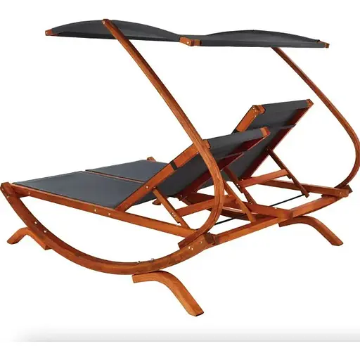 Садовый шезлонг Di Volio Pionza двухместный серый - фото 8