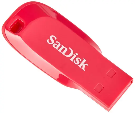 Флэш-накопитель SanDisk Cruzer Blade 64 Gb USB 2.0 SDCZ50C-064G-B35PE розовый - фото 4