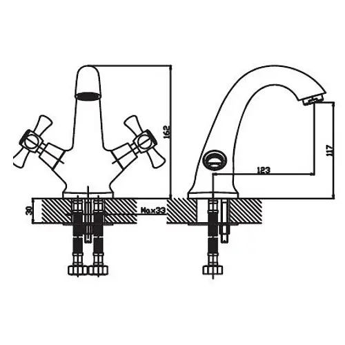 Змішувач для умивальника Haiba SMES 161 (HB0370) - фото 2