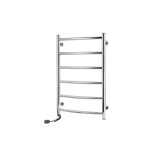Полотенцесушитель электрический Kroner Дуга ДД09EL 800x500/6 EL CV019198, Хром, Левое - фото 1