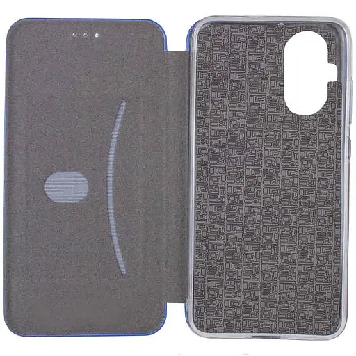 Кожаный чехол-книга Classy для Realme C55 Синий - фото 2