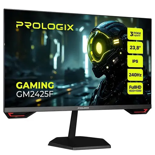 Монітор ProLogix 23.8" Gaming GM2425F Black FHD IPS 240Hz (GM2425F) - фото 2