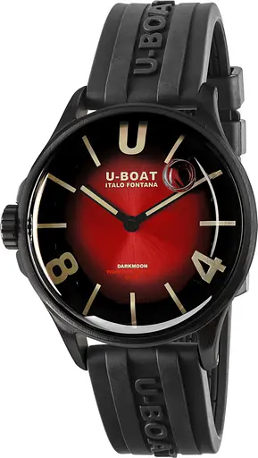 Часы U-Boat Darkmoon 44mm Red PVD Soleil 9501