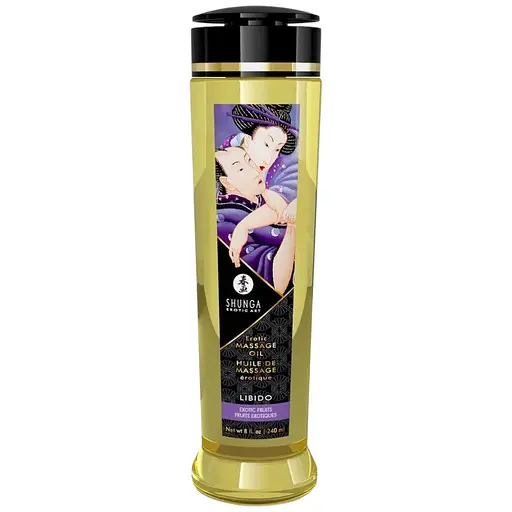 Масажне масло Shunga Libido Exotic Fruit натуральне зволожуюче 240 мл