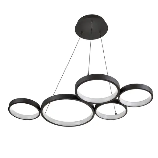 Люстра Brille стельова підвісна лофт в хол LED BL-847S/76W WW BK