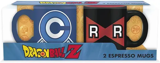 Чашка AbyStyle DRAGON BALL Capsule C VS R Ribbon (набір чашок 110 мл) - фото 1