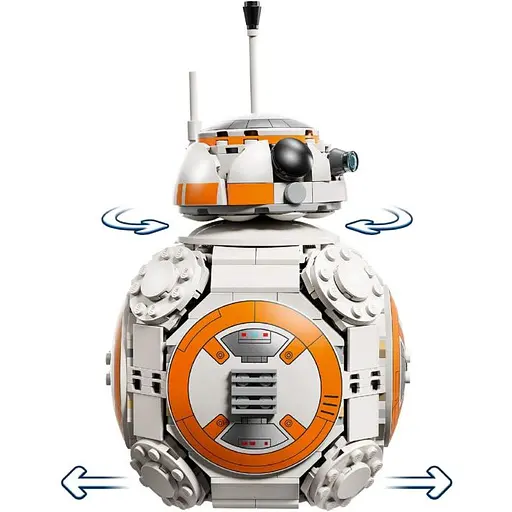 Конструктор LEGO Star Wars Дроїд-астромеханік BB-8, 569 деталей (75452) - фото 4