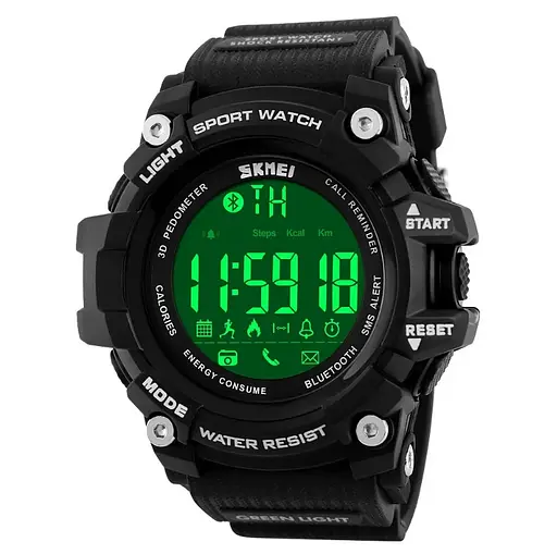 Спортивний годинник з Bluetooth Skmei 1227 (black) - фото 3
