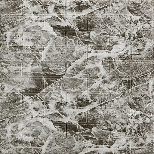 Декоративная 3D панель самоклеющаяся 700х770х3мм Мрамор черный (061-3) SW-00000691 - фото 1