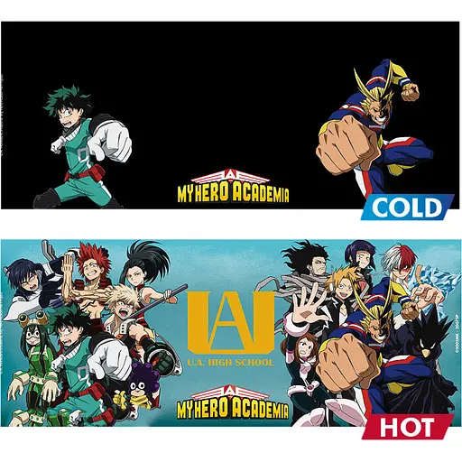 Чашка хамелеон My Hero Academia Group (Моя геройська академія) 460 мл - фото 3