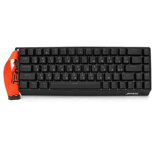 Клавіатура ігрова механічна JEDEL KL166 Hot-Swap Outemu Magnetic Swich Black - фото 1