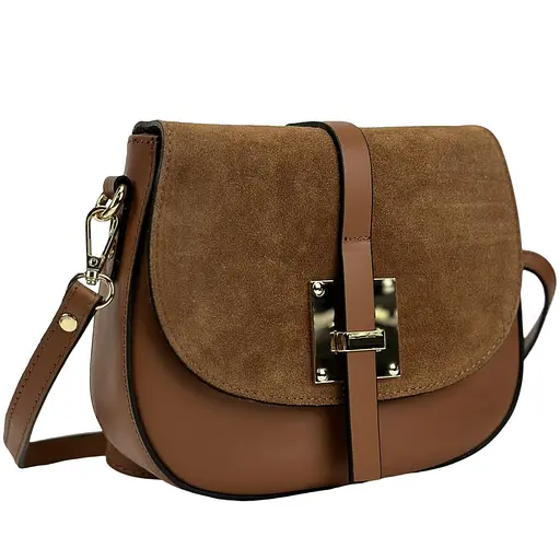 Маленькое кроссбоди с клапаном на застежке Firenze Italy F-IT-9888C