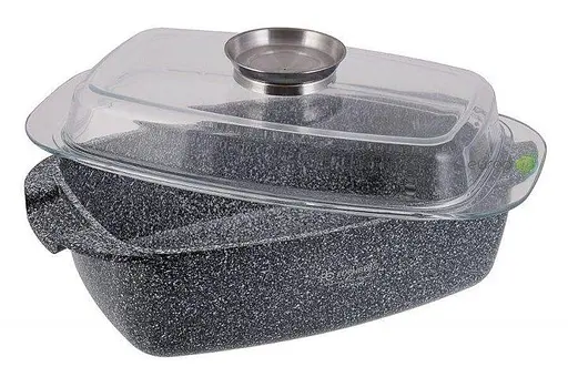 Гусятниця Edenberg EB-8007 з литого алюмінію з гранітним покриттям з кришкою - фото 5