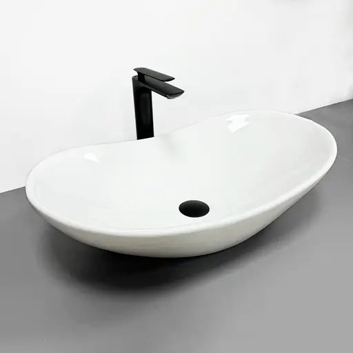 Умивальник VBI Turin white накладний VBI-011500, Білий - фото 3