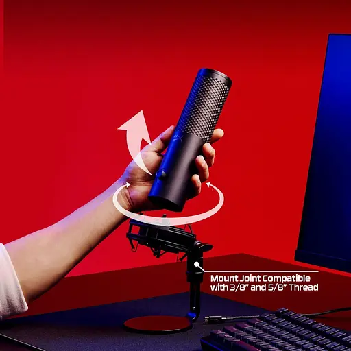 Мікрофон HyperX QuadCast 2 S Black (9A273AA) - фото 12