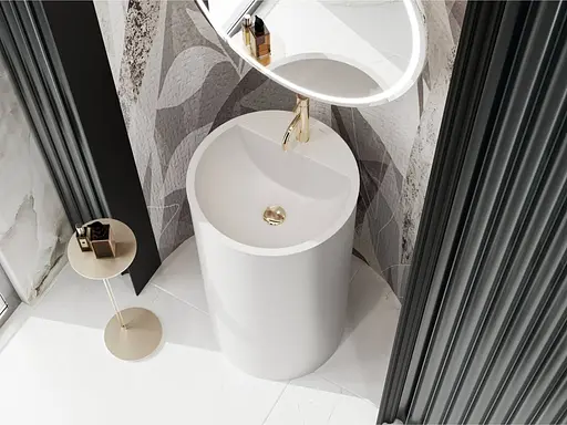 Умивальник Miraggio Cosmo mirasoft 0002301, Білий матовий - фото 5