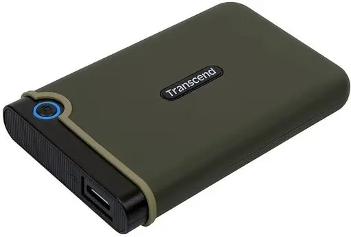 Зовнішній жорсткий диск Transcend HDD 2.5" USB 2TB StoreJet 25M3 Military Green Slim (TS2TSJ25M3G) - фото 3