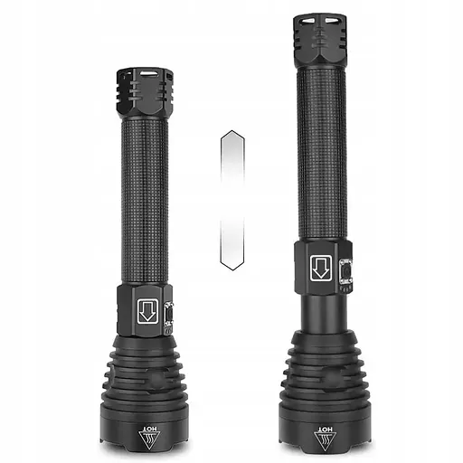 Тактический фонарь Heckermann XHP90 Zoom 5000mAH мощный - фото 5